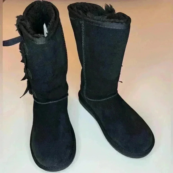 Koolaburra by Ugg Tall Black Boots Size 1 - Picture 9 of 9